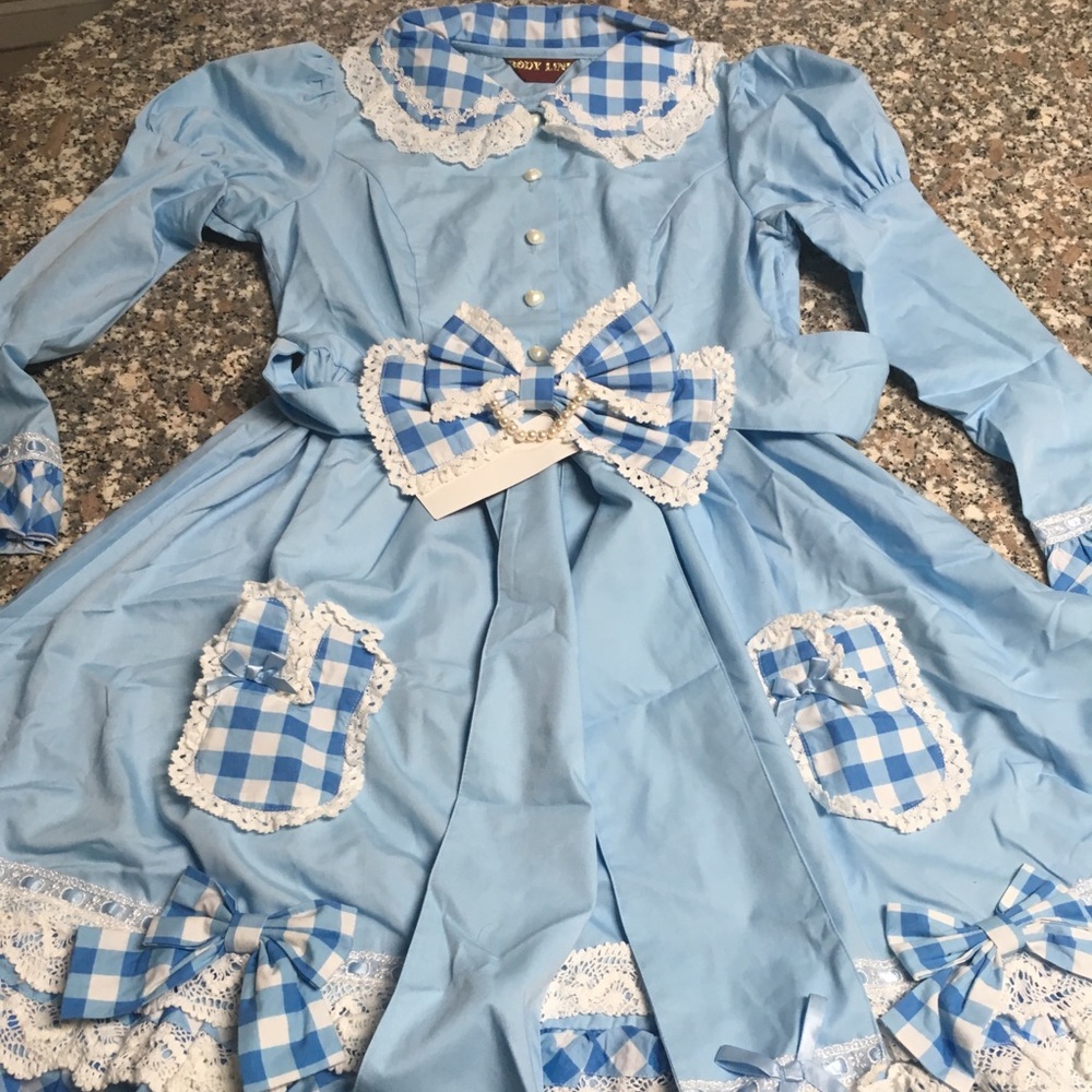 Bodyline lolita OP one piece blue dress
